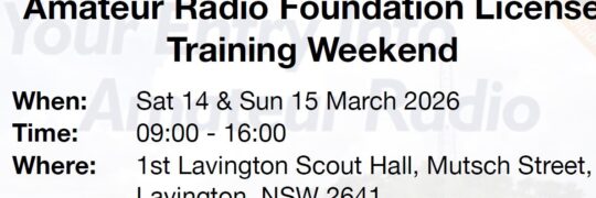 foundation ham radio licence training day